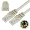 Patchcord Utp Kat.5E Kabel Sieciowy Lan 2X Rj45 Linka Szary 0,25M Neku