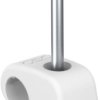 Nail clamp, max. bundle Ø 7 mm, PP, pure white, (L x W x H) 14.5 x 7.2 x 7.1 mm, 2228688