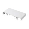 GGK 12733 End Piece 110x62mm Alpine White Clean Finish for Trunking