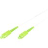 Digitus DK-2922A-01-SCA-SX Fibre optic Cable White Lime green 100 cm