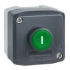 Stacja sterująca ciemnoszara zielony przycisk fi22 samopowrotny 