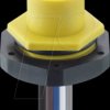 1220 05 T20CW102 0,5M Built-in coupling, M12, 5-pin, A-coded, IP67, yellow