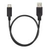 Kabel USB Typ-C 0.5m czarny