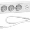 Odace Przedłużacz 5 gniazdowy z łącznikiem 1,5m biały ST9351W