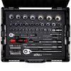 Wiha 44685 1/4in & 1/2in Nut Driver & Bit Set, 60 Piece (inc. Case)