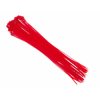 Opaska zaciskowa Czerwona 300x3,6 Zestaw 100 Sztuk, Nylon
