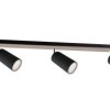 Spot nowoczesny 3xGU10 EYE BLACK WOOD