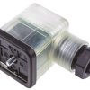 Złącze zaworu elektromagnetycznego GDML DIN 43650 typ A 2+E 24V Podświetlenie wskaźnika dławnica M16 Zaciski śrubowe