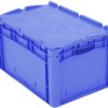 BITO Lagertechnik 1658771 Pojemnik do sztaplowania nadaje się na żywność (D x S x W) 600 x 400 x 320 mm niebieski 1 szt.