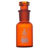 LabGlass Reagent Bottle Amber Wide Mouth, Interchangeable Stopper 60ml, 24/29