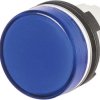 Pushbutton, illuminable, waistband round, blue, front ring white, mounting Ø 22.3 mm, 46-2T00.10J0.000