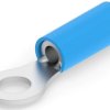Insulated ring cable lug, 1.25-1.4 mm², AWG 16, 4.34 mm, M4, blue, 1-51864-0
