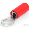 Zacisk oczkowy Ø #10 izolowany Czerwony TE Connectivity