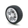 40mm Wheel with Rubber Tyre