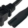 Kabel zasilający HAWA 1008267, 2 x 18 AWG SPT T, 1,8 m, Ameryka