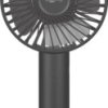 Ręczny wentylator USB z funkcją stojącą, czarny 49645