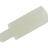 Kołek dystansowy gwint M4 x M4 długość 15mm Nylon 66 Męski/żeński Sześciokątny RS PRO