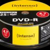 4801154 Intenso DVD-R 4.7 GB, 25 discs, printable