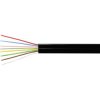 Kash 70I024 Flexible LiYY Phone Cord 8x0.12mm² Black Per Metre