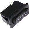 Przełącznik kołyskowy Wł.-wył.-wł. Nie 6 A SPDT Czarny IP40 Marquardt