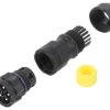DC-05BMMB-QL8MPP Złącze okrągłe wtyk na przewód 5PIN męski ze stykami X-Lok