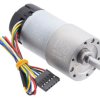 Pololu 131:1 Metal Gearmotor 37Dx73L mm with 64 CPR Encoder (Helical Pinion)