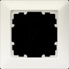 5TG2551-0 DELTA line, titanium white frame, 1 gang, 80 x 80 mm