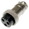 Wtyk żeński NC803(3-Ż) 3-pin 6A 125V