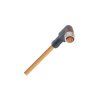 Lumberg 11336-1 RKMWV Sensor Cable, M8 Connector, LED, Orange