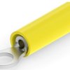 Insulated ring cable lug, 0.12-0.4 mm², AWG 26 to 22, 3.02 mm, M2.5, yellow, 321017