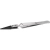 ESD tweezers, uninsulated, antimagnetic, plastic, 125 mm, 2AXCFR.SA.1