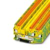 Listwa zaciskowa uziemienia 24 - 16 AWG żyły: 3 Zielony/żółty Szybkozłączne Phoenix Contact