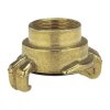 GARDENA 07116-20 Brass Lock Jaw Coupling 42mm Threaded for Pumps