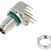 Złącze M8, męskie, PIN:2, gniazdo, kątowe 90, 60V M8AS-02PMMR-SF8001