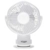 Wentylator akumulatorowy 5”/12,7cm z klipsem - USB / LED, AD 7335,...