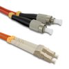 Qoltec Patchcord światłowodowy LC/UPC - FC/UPC Multimode 50/125 OM2 Duplex 3m