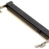 DIMM socket, 200 pole, pitch 0.6 mm (6.2 mm), copper alloy, gold plated for memory module, 1717254-4