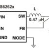 600-mA, 6-MHz, Vout 1.5V, 90% Efficiency Step-Down Converter