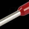 470310 Aderendhülsen, Ø 1,0 mm², 16 mm, rot, 100er-Pack