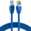 Patch cable, RJ45 plug, straight to RJ45 plug, straight, Cat 8.1, S/FTP, LSZH, 0.5 m, blue, K5528BL.0,5