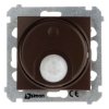 Simon 54 Łącznik z czujnikiem ruchu i zabezpieczeniem 20-500W brąz mat DCR11T.01/46