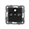 Panasonic Novella Gniazdo Tv-Sat-R Końcowe Czarne 92105541M