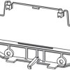 End plate, PA, (L x W x H) 108.2 x 27.2 x 73.6 mm, black, for enclosure, 1189890000