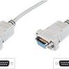 kabel port szeregowy Digitus DIGITUS - Null-Modem Anschlusskabel AK-610100-018-E, ekran foliowy, 1.80 m