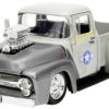 JADA TOYS Pickup Forda Street Fighter 1956 z figurką Guile'a gotowy model Model samochodu