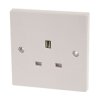 Dencon 4405NB Unswitched Socket 1-Gang 13A