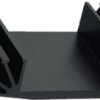 Extruded heatsink, (L x W x H) 37.5 x 70 x 15 mm, 5 to 3 K/W, black anodized, 10018889