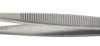 ESD wafer tweezers, uninsulated, antimagnetic, stainless steel, 130 mm, 5-415