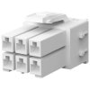 Plug housing, 6 pole, pitch 3.96 mm, straight, natural, 5-177901-1