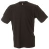 T-shirt, Czarny, Bawełna 100%, L, Krótki